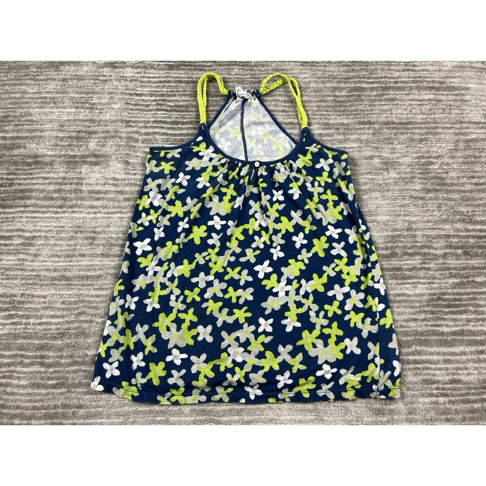 Aeropostale Top Womens Medium Multicolor Sleeveless Halter Cotton Blend